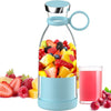 Portable Mini Juicer Blender, USB Rechargeable Fruit Juice Maker Machine, Portable Personal Size Juicer Bottle Grinder Mixer Blender for Smoothie, Juices and Shakes