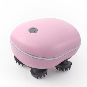 Scalp Massager with Advance Red Light Therapy | Portable Head Kneading Hair Scalp Massager with Advance Red Light Therapy & 3 Speed Mode for Boosting Hair Growth, Hair Fall Control, Scalp Therapy