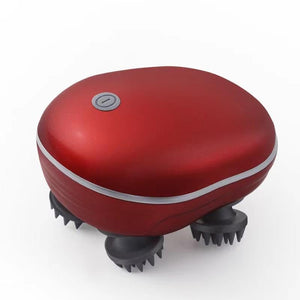 Scalp Massager with Advance Red Light Therapy | Portable Head Kneading Hair Scalp Massager with Advance Red Light Therapy & 3 Speed Mode for Boosting Hair Growth, Hair Fall Control, Scalp Therapy